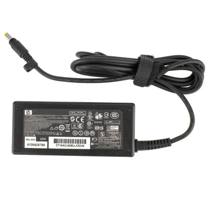фото, Оригінальний блок живлення для ноутбука HP 18.5V, 3.5A, 65W, 4.8*1.7mm, Black (534092-002, 534092-003) (без кабелю!)