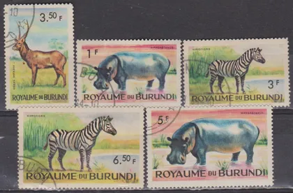 фото, Бурунді 1964 фауна