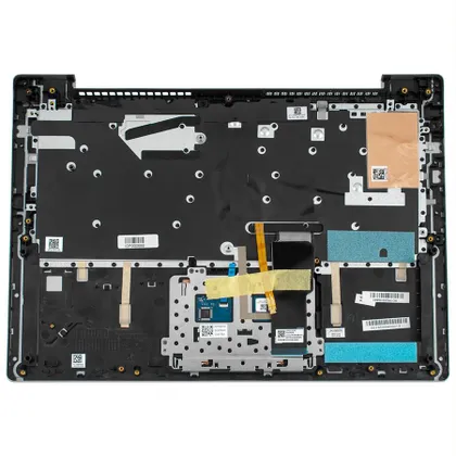 фото, Клавіатура для ноутбука LENOVO (Yoga 520S-14IKB Keyboard+Touchpad+передня панель) rus, silver