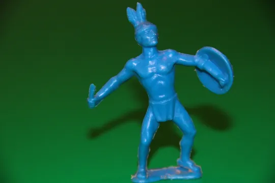 ІНДІАНЕЦЬ З НОЖЕМ ТА ЩИТОМ 54мм индеец  LEYLA ФРН Ціна