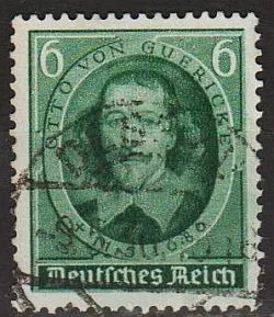 1936 - Рейх - 250 років смерті Герика Mi.608 Ціна