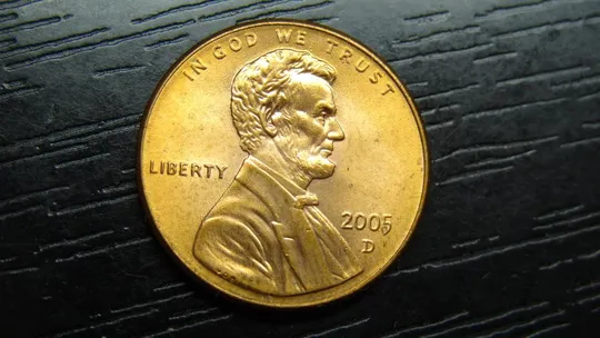 1 цент 2005 D США Ціна