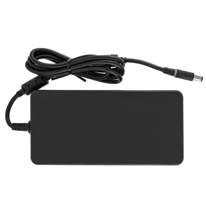 фото, БП для ноутбука DELL 19.5V, 12.3A, 240W, 7.4*5.0-PIN, 3 hole, black (без десктопового сетевого кабелю!)