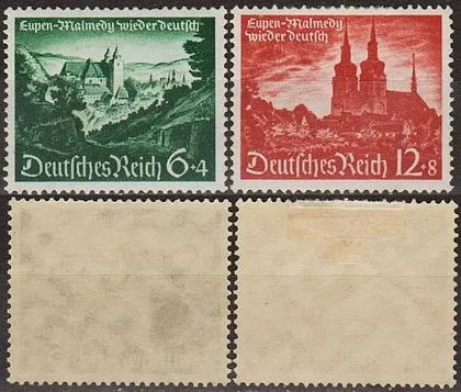 фото, 1940 - Рейх - Ейпен-Малмеді Mi.748-49 **/*