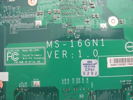 номер0284-18 материнська плата Mainboard Материнка Основна плата Системна плата Плата системи Laptop motherboard мамка  ноутбучна плата  MS-16GN1 для MSI CR650 A6500 E6313 E6315 Оригінал в Україні