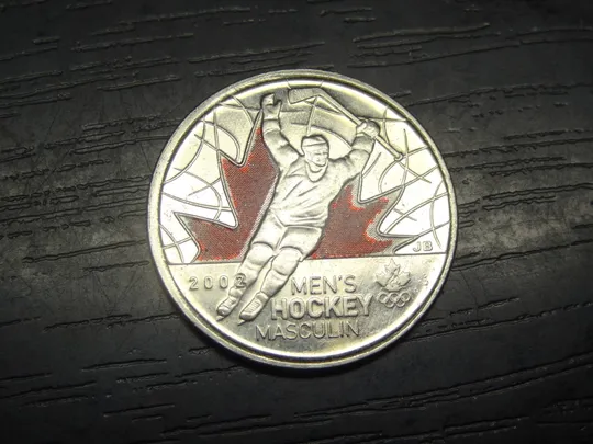 25 центів Канада 2009 Перемога збірної чоловіків з хокею на Олімпіаді 2002 Ціна