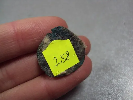 Камень хризоколл зеленый для ювелирных изделий вес 2,62 г размер 6 х 20 х 19 мм №13275 Характеристики