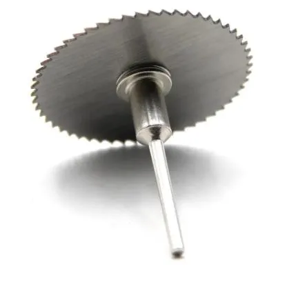 Отрезные пильные диски для бормашин. Фреза отрезная круглая для бормашин. В наборе 6 шт. + держатель Продаж