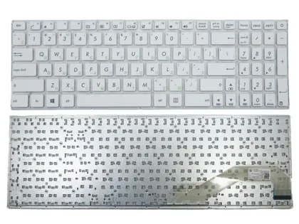 фото, Клавиатура для ASUS X540LJ, X540SA, X540SC, X540UA, X540YA (RU White без рамки).