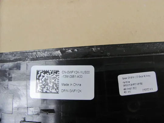 671-12 рамка матриці  0WFY2K 460.0K401.0022 для DDell Inspiron G5 15 5500 G5 SE 5505 оригінал Де купити