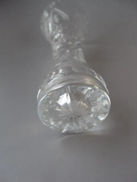 Ваза вазочка хрусталь высота 14,5 см №10329 Де купити
