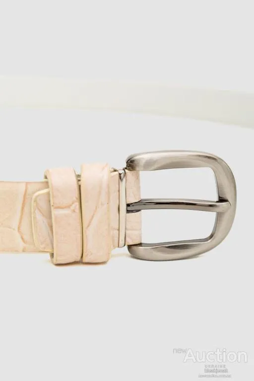 Купити Ремень женский, цвет светло-бежевый, 196R3510W1