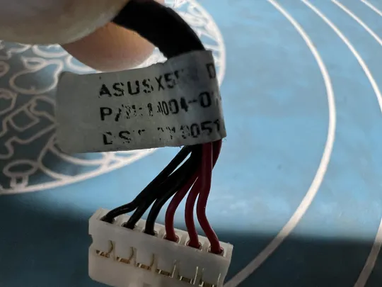 Разъем питания Asus x550c x550cc-xx030D, со шлейфом, совместим с ASUS K56, K56C, K56CA, K56CM, S56, S56C, S56CA, S56CB, X550C, S550, K550 Продаж