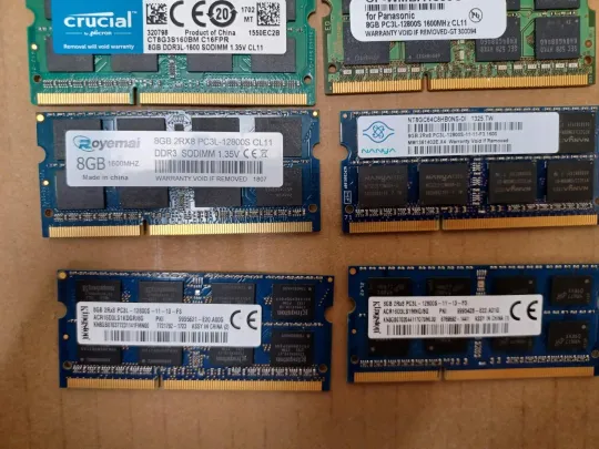 Оперативна пам&#039;ять 8GB DDR3L PC3L 12800S 1600 З аукціону