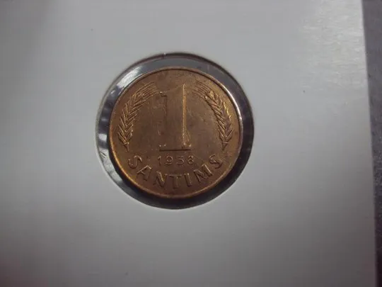 монета латвия 1 сантим 1938 №8190 З аукціону