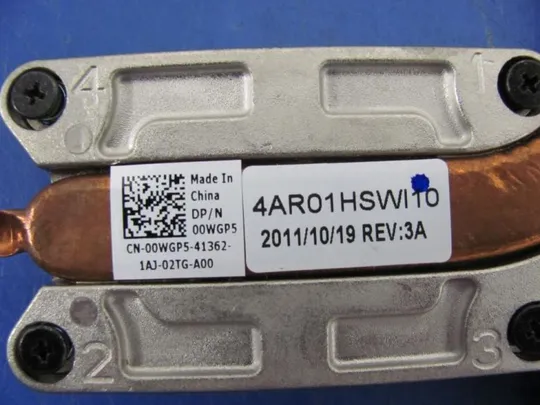 №287-13 термотрубка 00WGP5 для DELL Vostro 3450 V3450 14R N4110 оригінал З аукціону