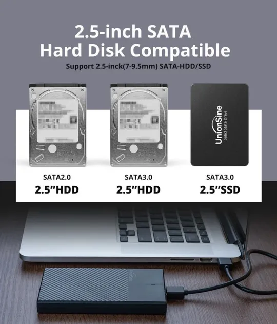Купити Зовнішній SSD 120GB UniоnSine 2.5&quot; USB 3.0