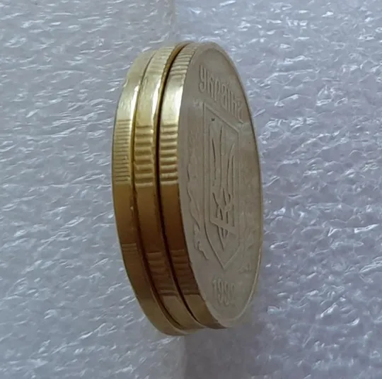 (2719) 50 копійок 1992 1БАм, 1БАк, 1БАс в хорошому стані - 3 монети одним лотом (50 копеек 1992) Де купити