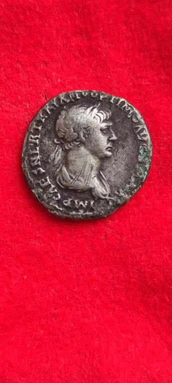 Денарий Древнего Рима богиня Равенства, монета серебро , император Траян tff41 1650грн Ціна