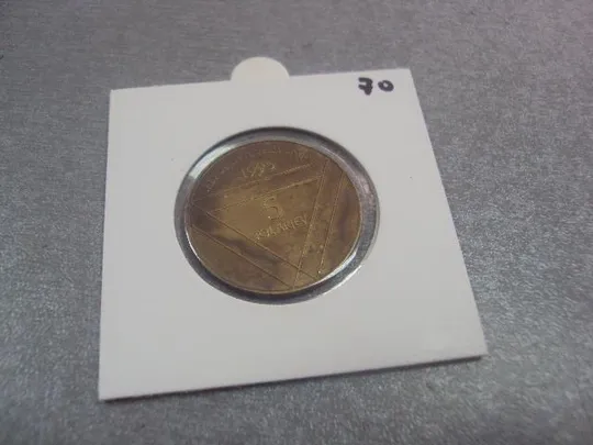 монета словения 5 толаров 1995 сохран №8065 З аукціону