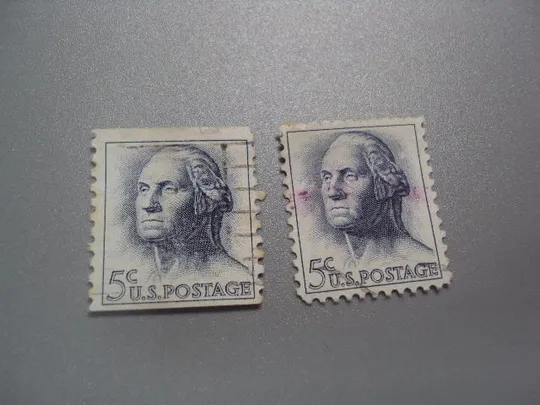 марка США 1963 стандарт личности история люди Президент Джордж Вашингтон лот 2 шт гаш №2476 Ціна