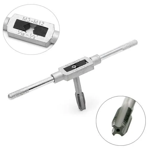 Купити Вороток раздвижной держатель с набором метчиков М3-М12