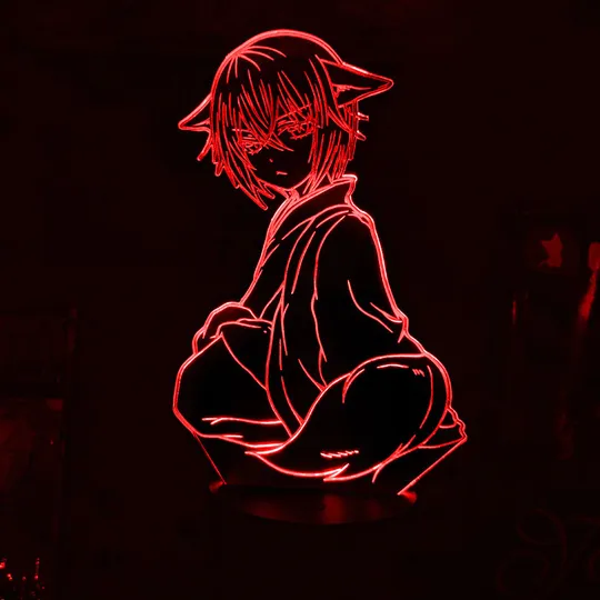 Акриловий світильник-нічник Томое 2 червоний tty-n001845 Ціна