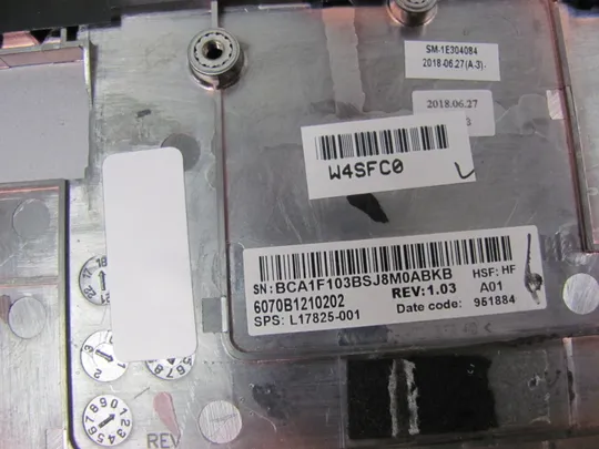 825-8 панель палмрест 6070B1210202 L17825-001 для HP ZBOOK 14U G5 G6 оригінал Інструкція