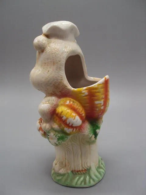 Подставка для кухонных принадлежностей, столовых приборов мишка фарфор карандашница 18 см №13476 З аукціону