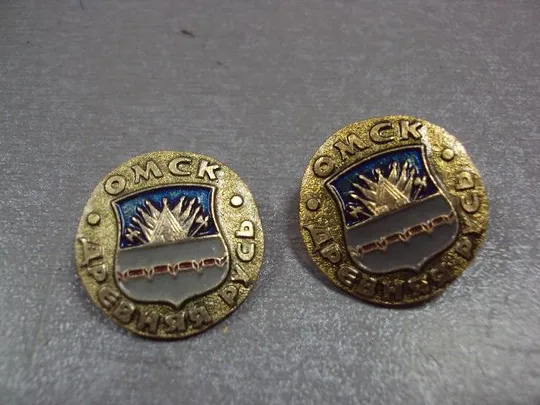 Купити знак герб древняя русь омск лот 2 шт №3216