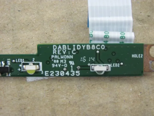 номер0197-27 Плата модуль індикації DABLIDYB8C0 для TOSHIBA SATELLITE L50 B L50 D оригінал Продаж