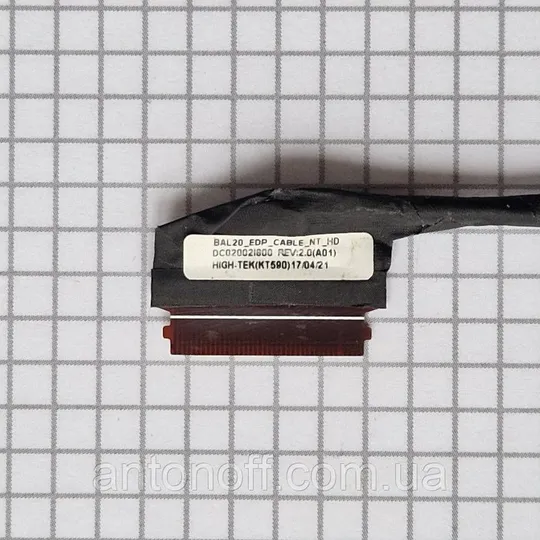 Шлейф матриці Dell Inspiron 15 5567 P66F / DC02002I800 0CKGJ для ноутбука оригінал з розборки З аукціону