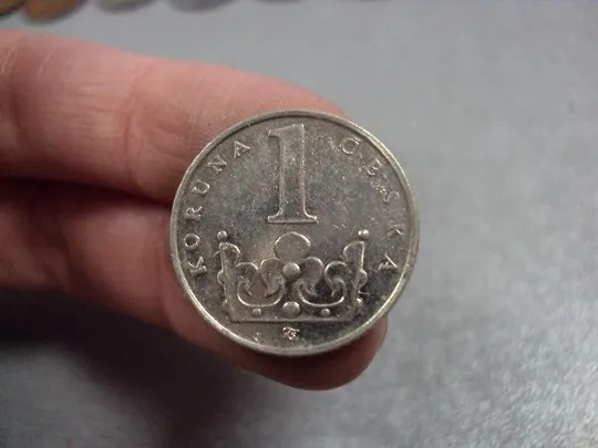 Купити монета чехия 1 крона 1996 №8851