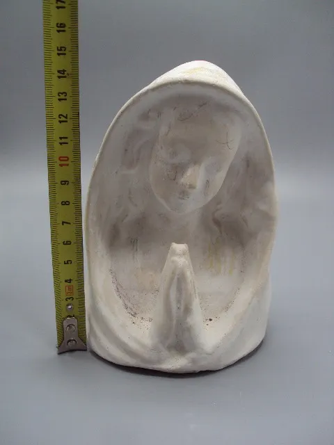 Купити Фигура лтяжелая гипс статуэтка Божья Матерь Мария Богородица молится бюст высота 14,5 см №15606МЯ