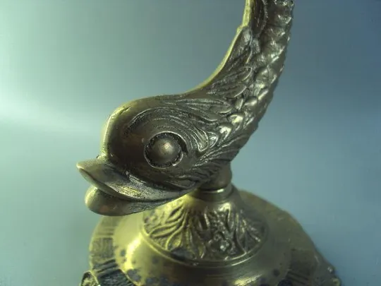 Подсвечник рыба рыбка бронза высота 23 см (№ 1538) З аукціону