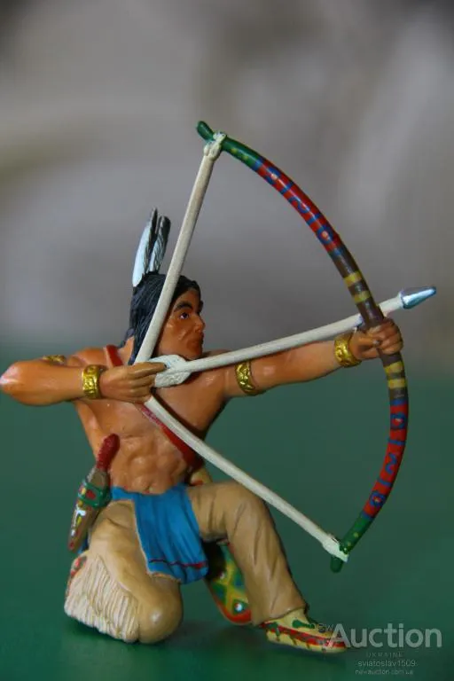 индеец лучник Сиу SCHLEICH ФРГ 90-100мм Ціна