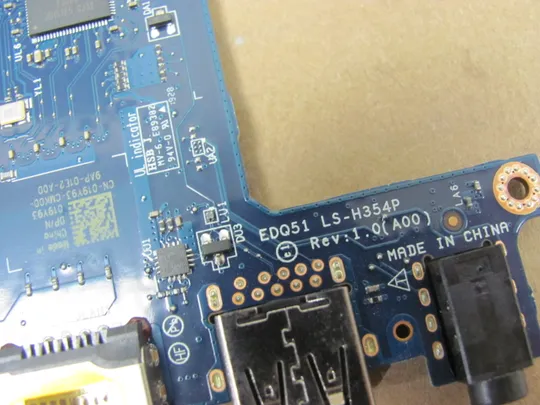 номер0777-45 плата USB LAN AUDIO EDQ51 LS-H354P для Dell Alienware M15 R2  оригінал Продаж
