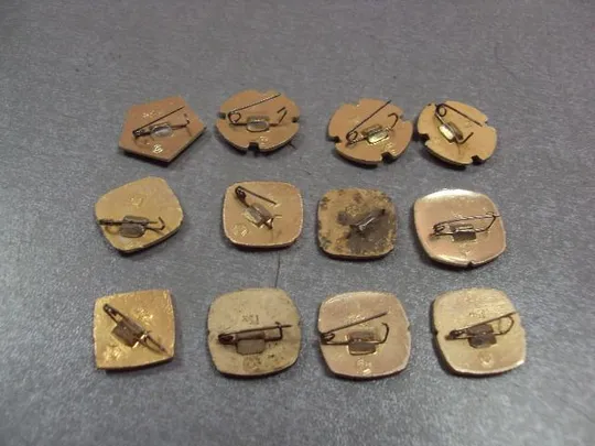 знак средняя школа 1, 2, 3, 4, 5, 7 класс лот 12 шт №4353 Продаж