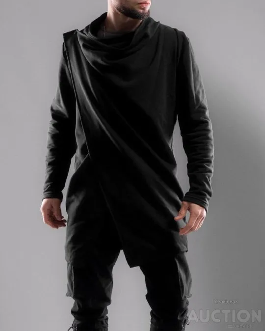 Купити Унісекс мантія Ri колір чорний