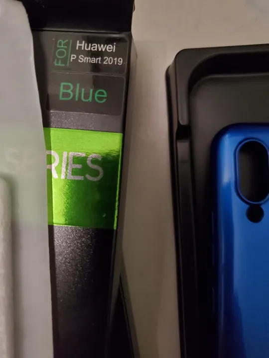 Чехол чохол бампер Huawei P Smart 2019 Blue Інтернет-аукціон