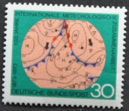 фото, ФРГ Метеорология 1973