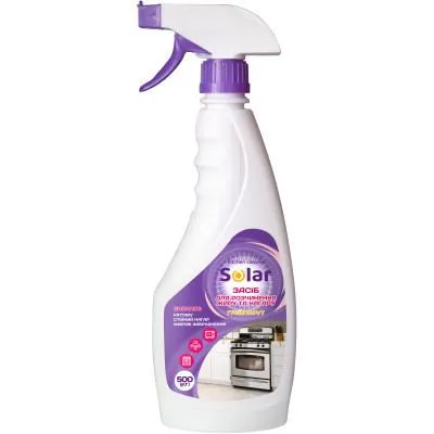 Спрей для чистки кухни Solar Household Для растворения жира и нагара Грейпфрутовый 500 мл (48202699 Ціна