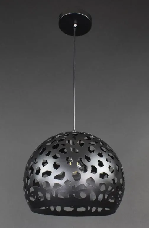 Люстра подвесная на 1 лампочку 27803 Черный 30-200х30х30 см. Ціна