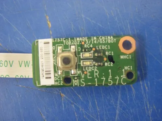 №298-7 плата кнопки ВКЛ MS-1757C для MSI MS-1757 GE70 оригінал Продаж