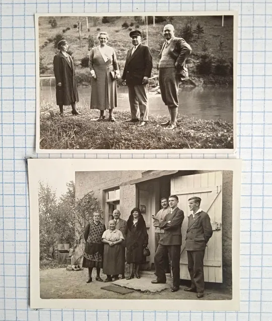 Старі групові фото Вихідний день, 2 шт., 1930-ті рр. Німеччина bR Ціна