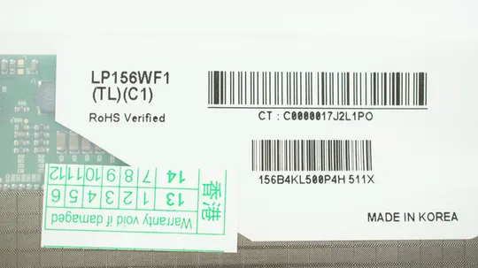 Матриця 15.6 LP156WF1-TLC1 (1920*1080, 40pin, LED, NORMAL, матова, роз'єм ліворуч знизу) для ноутбука (renew) З аукціону