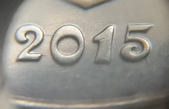 (1031) 25 копійок 2015 браки на аверсі та реверсі (див.опис) (25 копеек 2015) З аукціону