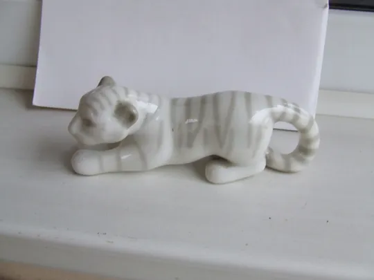 Купити Фарфор тигр африканські звірі. раз.16х6 см. 1970 р. ссср. поллоне.