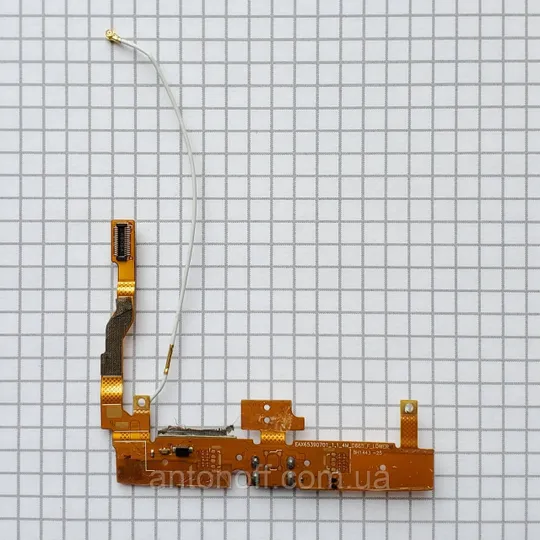 Купити Субплата / шлейф LG D686 G Pro Lite Dua з коаксіальним кабелем оригінал