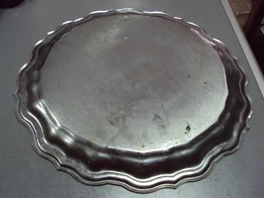 Поднос круглый с узором мнц ссср знак качества диаметр 36,8 см №13155 Інтернет-аукціон